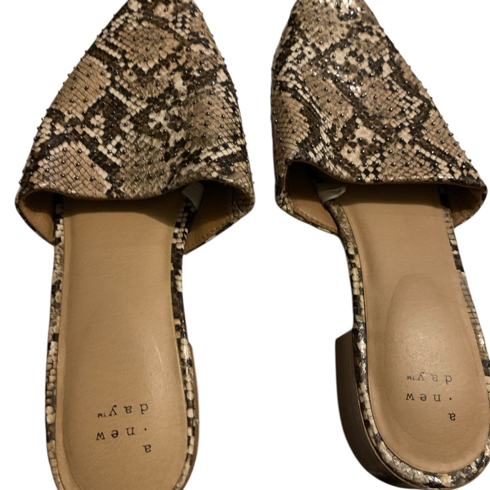 a new day Snakeskin Flats (has 2 call outs)